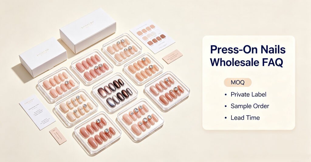 Wholesale handmade press on nails for salon and reseller