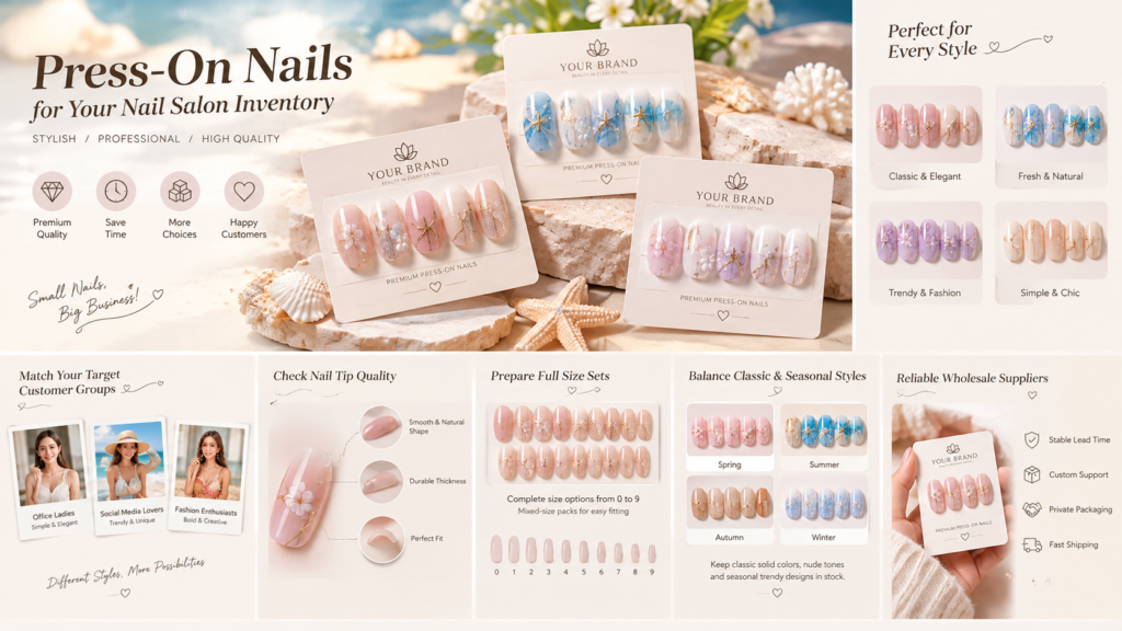 A guide on how to choose press on nails for high-end luxury nail salon inventory layouts