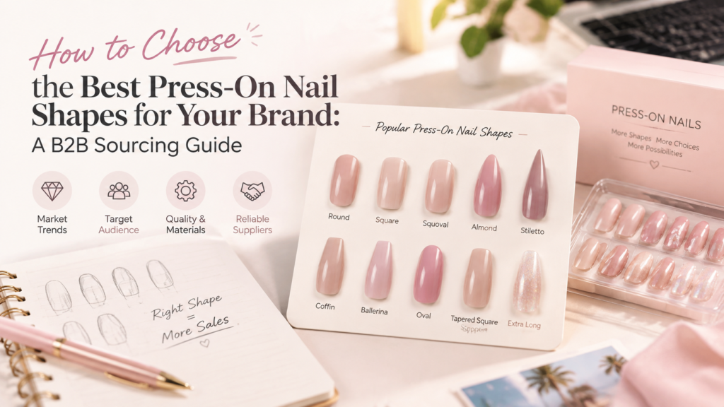 press on nail shapes comparison guide for wholesale buyers