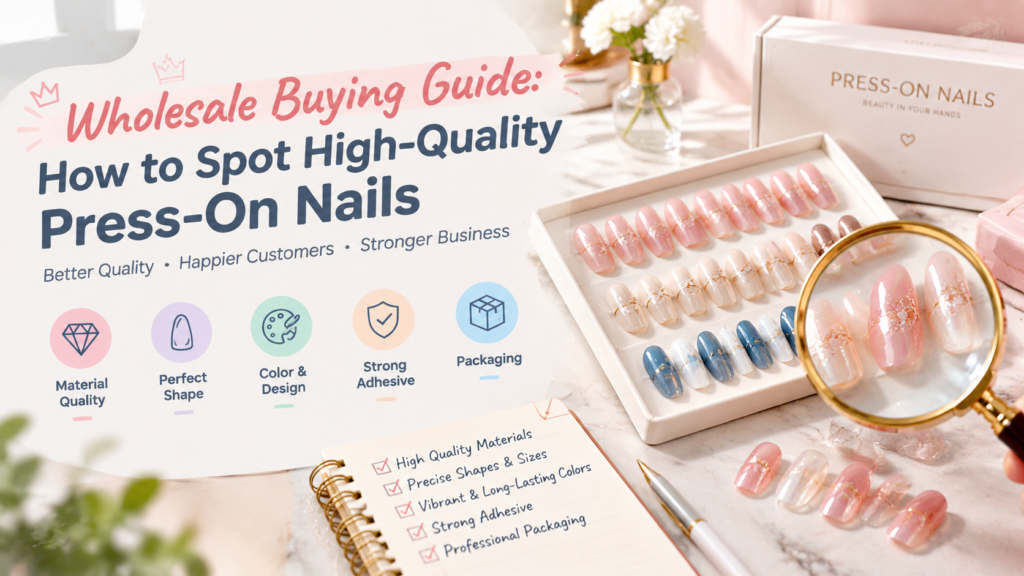 wholesale buying guide how to spot high quality press on nails vendor banner